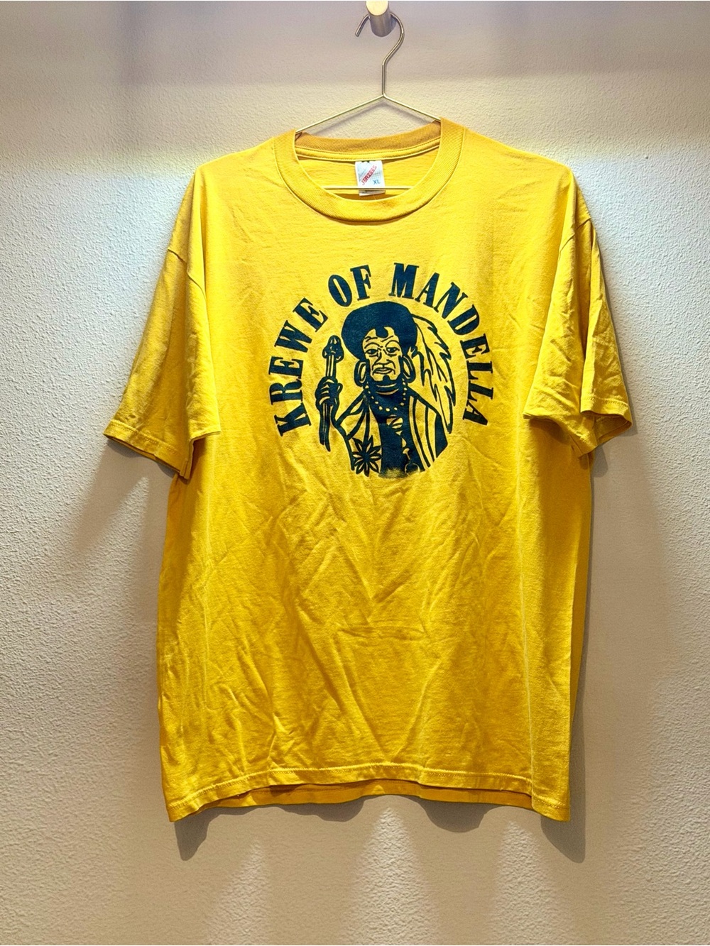 Jerzees Yellow Krewe of Mandella Graphic Tee